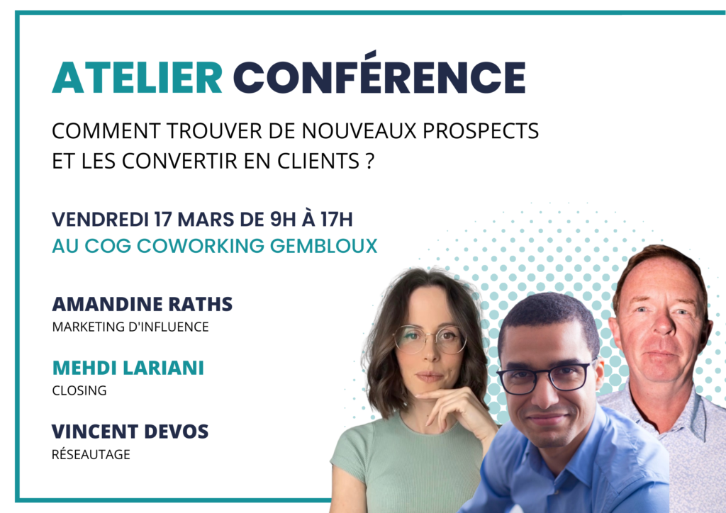 Atelier conférence: attirer de nouveaux prospects